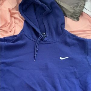 Selling this mens blue hoodie for $25. It has been used but in good condition.
